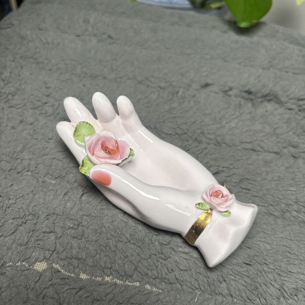 Vintage Lefton China Ceramic Hand Hand Painted Japan - Picture 2 of 5